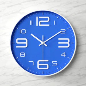 Horloge Cuisine Bleu 3