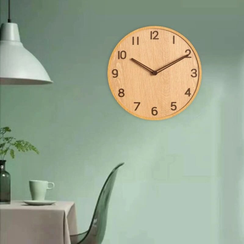 Horloge Cuisine Marron 4