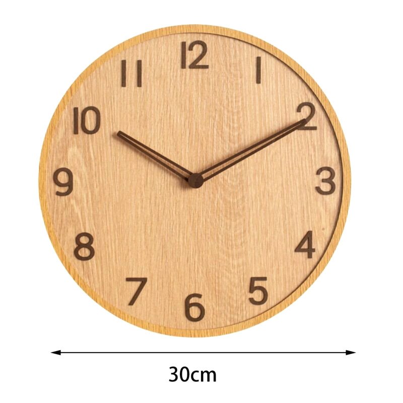 Horloge Cuisine Marron