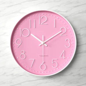 Horloge Cuisine Rose 3