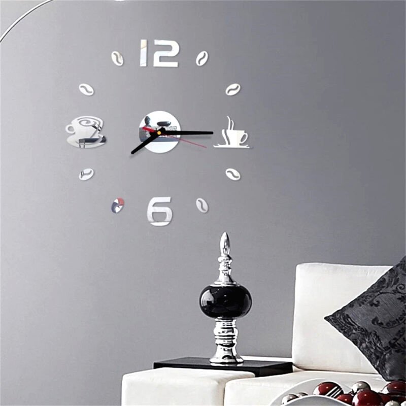 Horloge Stickers Cuisine